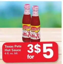 Safeway Texas Pete Hot Sauce offer