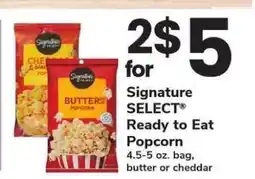 Safeway Signature SELECT Ready to Eat Popcorn offer