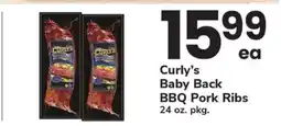 Safeway Curly’s Baby Back BBQ Pork Ribs offer