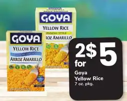Safeway Goya Yellow Rice offer