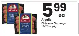 Safeway Aidells Chicken Sausage offer