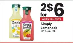 Safeway Simply Lemonade offer