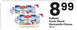 Safeway Galbani Fresh Sliced Mozzarella Cheese offer