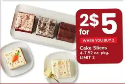Safeway Cake Slices offer