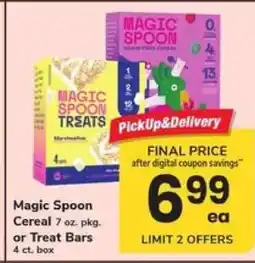Safeway Magic Spoon Cereal or Treat Bars offer