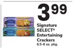 Safeway Signature SELECT Entertaining Crackers offer