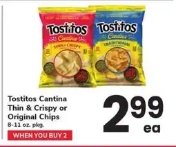Safeway Tostitos Cantina Thin & Crispy or Original Chips offer