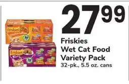 Safeway Friskies Wet Cat Food Variety Pack offer
