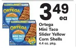Safeway Ortega Mini Taco Slider Yellow Corn Shells offer