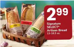 Safeway Signature Select Artisan Bread offer