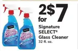 Safeway Signature Select Glass Cleaner offer