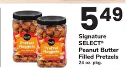 Safeway Signature SELECT Peanut Butter Filled Pretzels offer