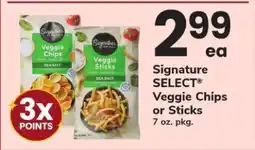 Safeway Signature SELECT Veggie Chips or Sticks offer