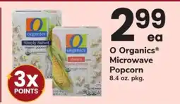 Safeway O Organics Microwave Popcorn offer