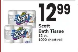 Safeway Scott Bath Tissue offer