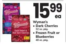 Safeway Wyman's Dark Cherries offer
