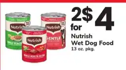 Safeway Nutrish Wet Dog Food offer