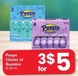 Safeway Peeps Chicks or Bunnies offer