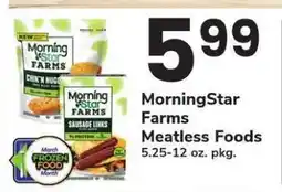 Safeway Morningstar Farms Meatless Foods offer