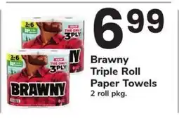 Safeway Brawny Triple Roll Paper Towels offer