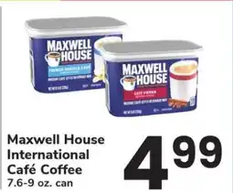 Safeway Maxwell House International Café Coffee offer