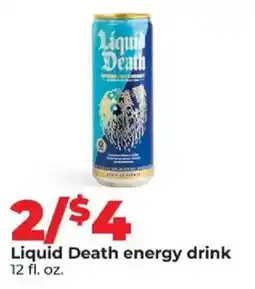 Hy-Vee Liquid Death energy drink offer