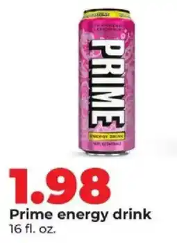 Hy-Vee Prime energy drink offer