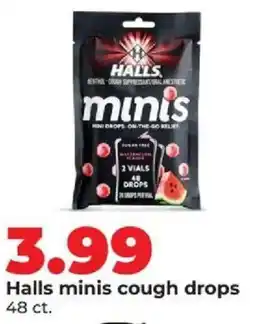 Hy-Vee Halls minis cough drops offer
