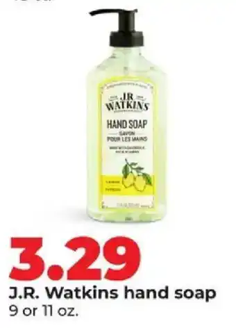Hy-Vee J.R. Watkins hand soap offer