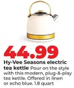Hy-Vee Hy-Vee Seasons electric tea kettle offer