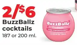 Hy-Vee BuzzBallz cocktails offer