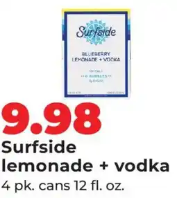 Hy-Vee Surfside lemonade + vodka offer