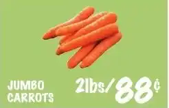 Foodarama Jumbo carrots offer