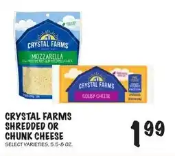 Foodarama Crystal farms shredded or chunk cheese offer