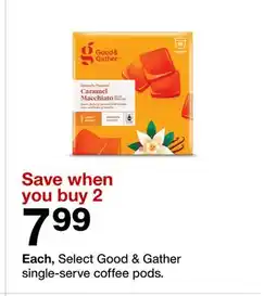 Target Select Good & Gather single-serve coffee pods offer
