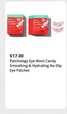 JC Penney Patchology Eye Want Candy Smoothing & Hydrating No-Slip Eye Patches offer