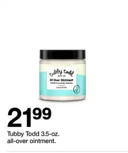 Target Tubby Todd 3.5-oz. all-over ointment offer