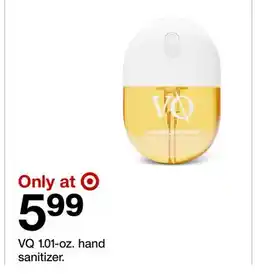 Target VQ 1.01-oz. hand sanitizer offer