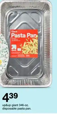 Target up&up giant 346-oz. disposable pasta pan offer