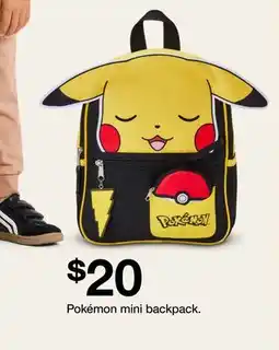Target Pokémon mini backpack offer
