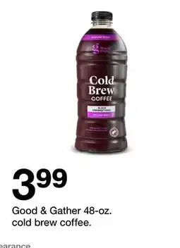 Target Good & Gather 48-oz. cold brew coffee offer