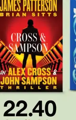 Target JAMES PATTERSON BRIAN SITTS CROSS & SAMPSON offer