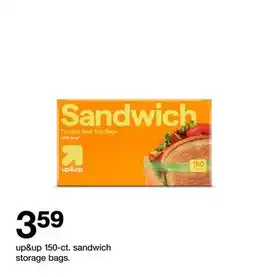 Target up&up 150-ct. sandwich storage bags offer