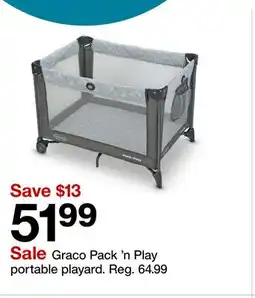 Target Graco Pack'n Play portable playard offer