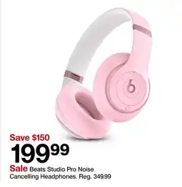 Target Beats studio Pro Noise Cancelling Headphones offer
