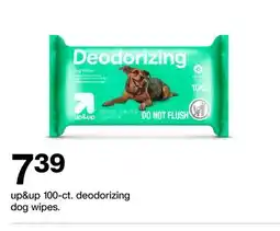 Target up & up 100 - ct deodorizing dog wipes offer