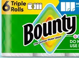 Target Bounty 6-pk. triple roll paper towels offer