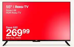 Target 55 Smart 4K HDR Roku TV offer