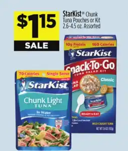 Dollar General StarKist Chunk Tuna Pouches or Kit offer