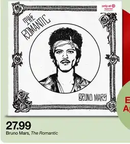 Target Bruno Mars, The Romantic offer